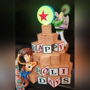 Toy Story Holiday Block Popcorn Bucket